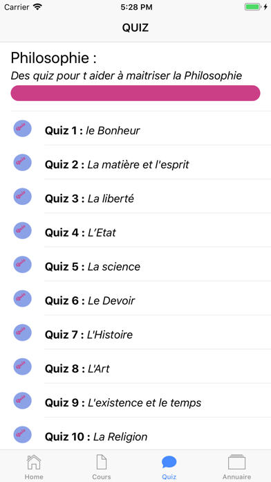 How to cancel & delete Cours de Philosophie from iphone & ipad 4