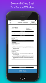 CV Builder - Resume & CV Maker screenshot