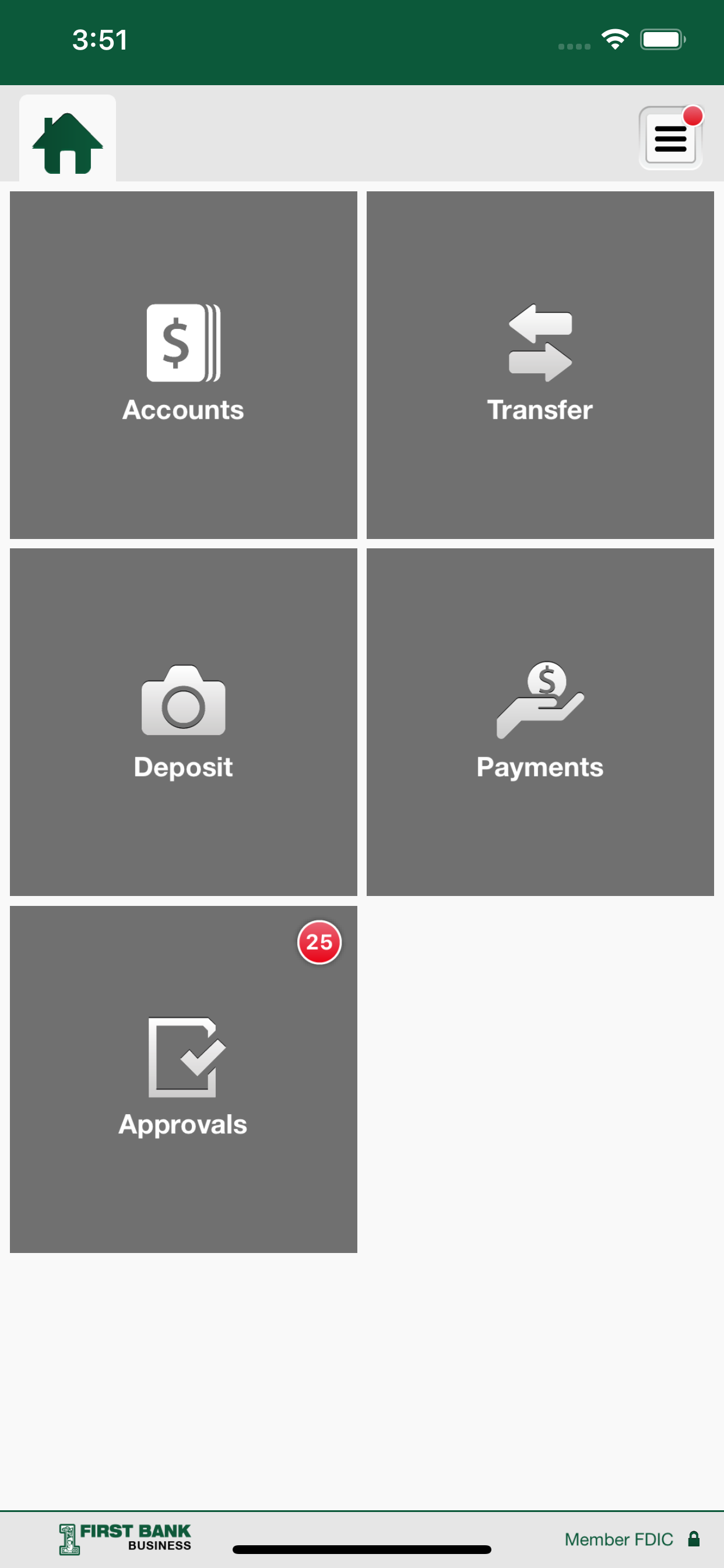 First Bank Mobile Business screenshot 3