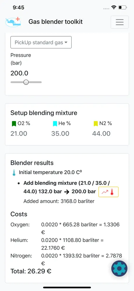 Gas blender toolkit
