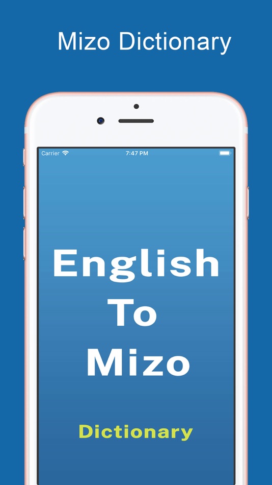 #1. Mizo Dictionary & Translator (iOS) Podle: Puju Dekivadiya