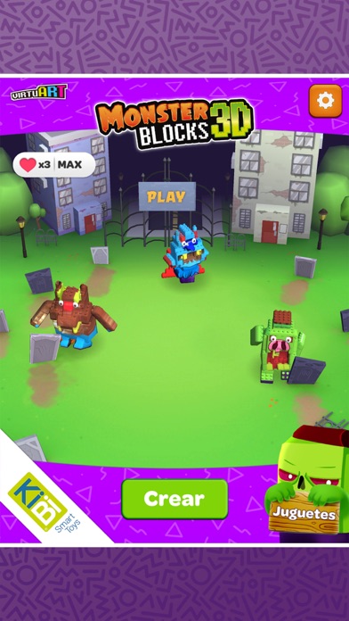 screenshot of Monster 3D Blocks 7