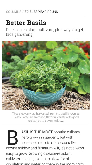 Horticulture Magazine Screenshot
