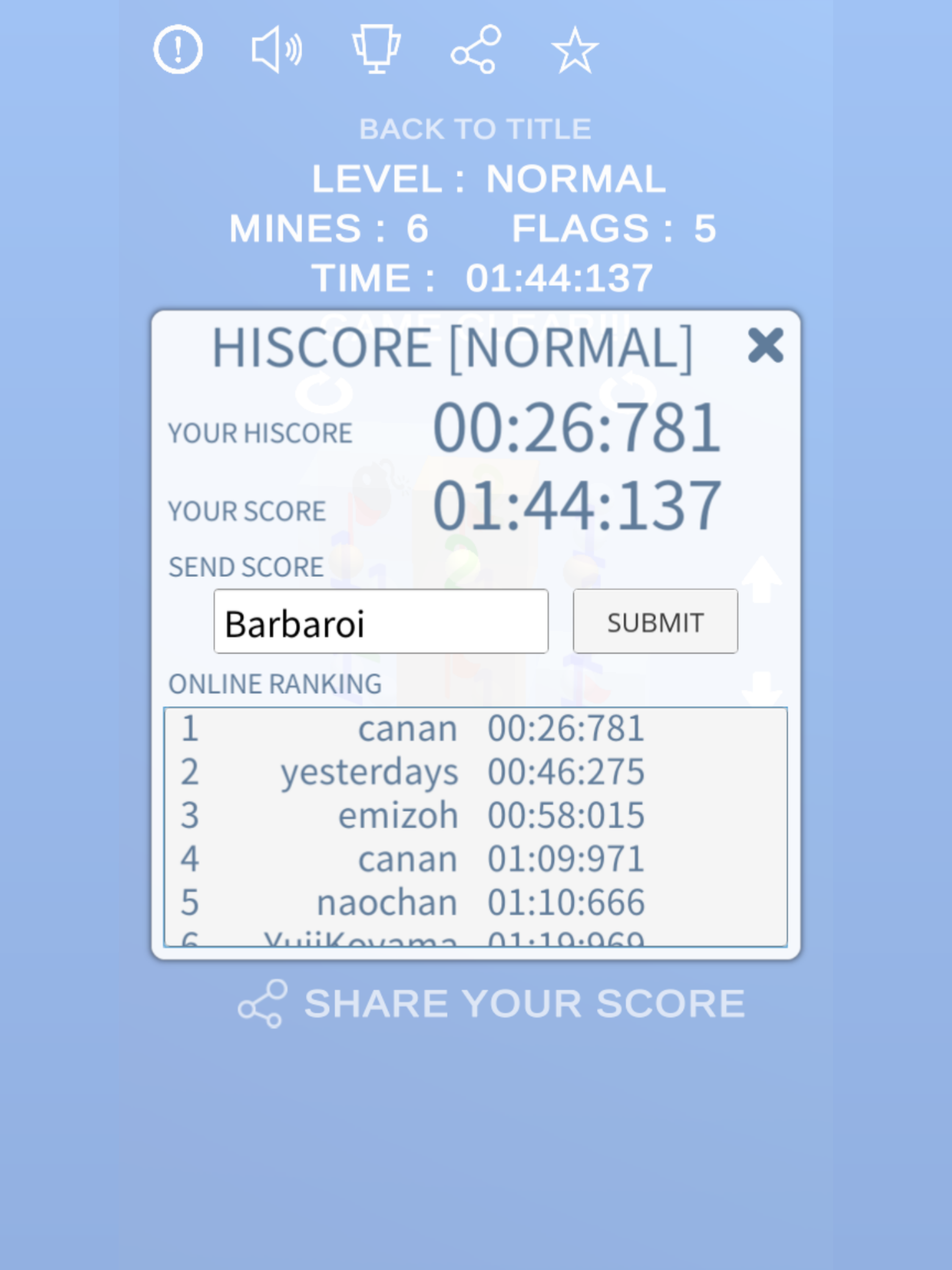 3D MINESWEEPER -CUBIC-