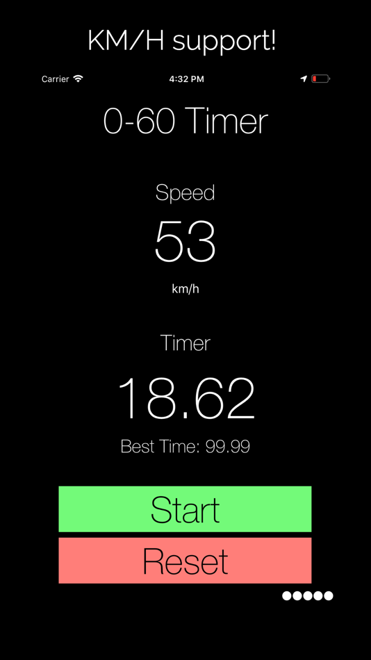#3. 0-60 Timer (iOS) Ved: Jake Baker