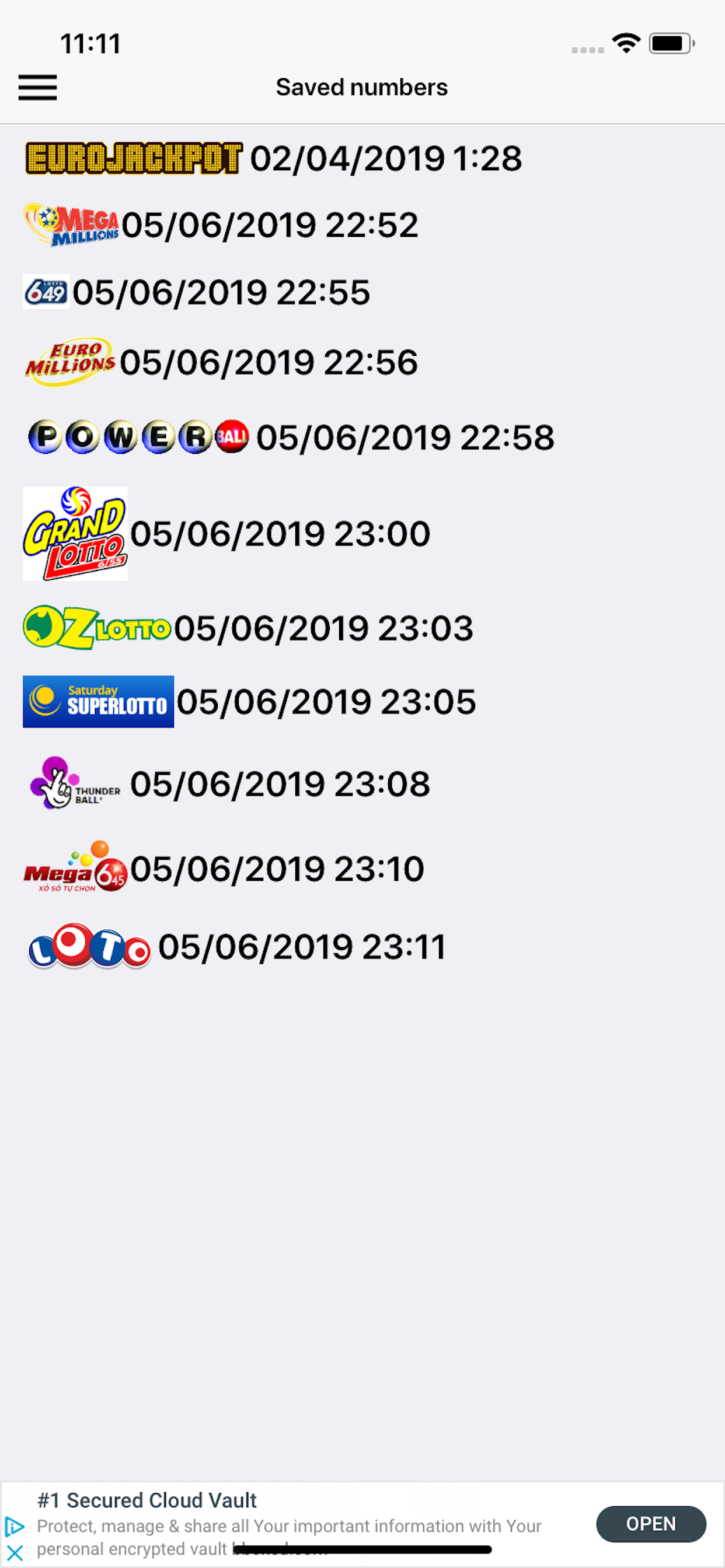 SlickLotto screenshot 3