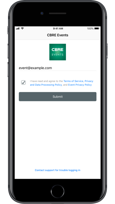 CBRE Events screenshot 2