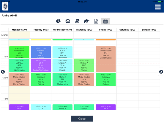 BlueSky at St Cyprian's School iPad screenshot