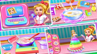 Christmas Doll Cooking Cakes Screenshot