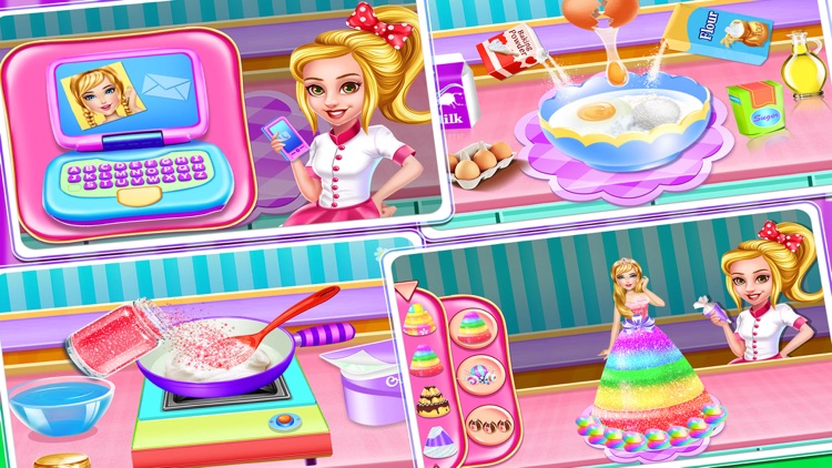 Christmas Doll Cooking Cakes screenshot-3