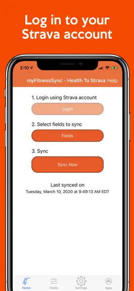 Game screenshot Health App to Strava Sync hack