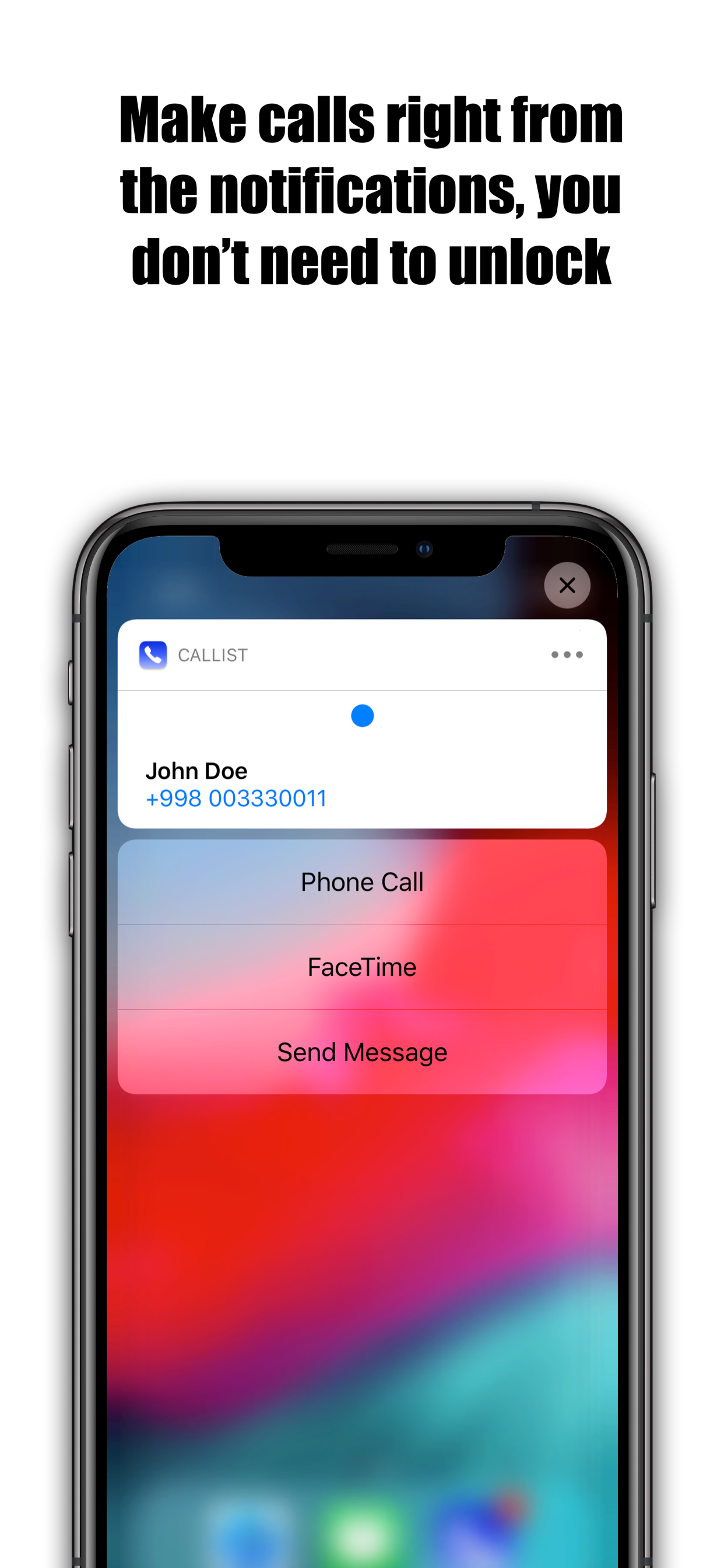 Callist - A phone call planner screenshot 3