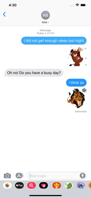 Screenshot 1 Disney Stickers: The Lion King iphone