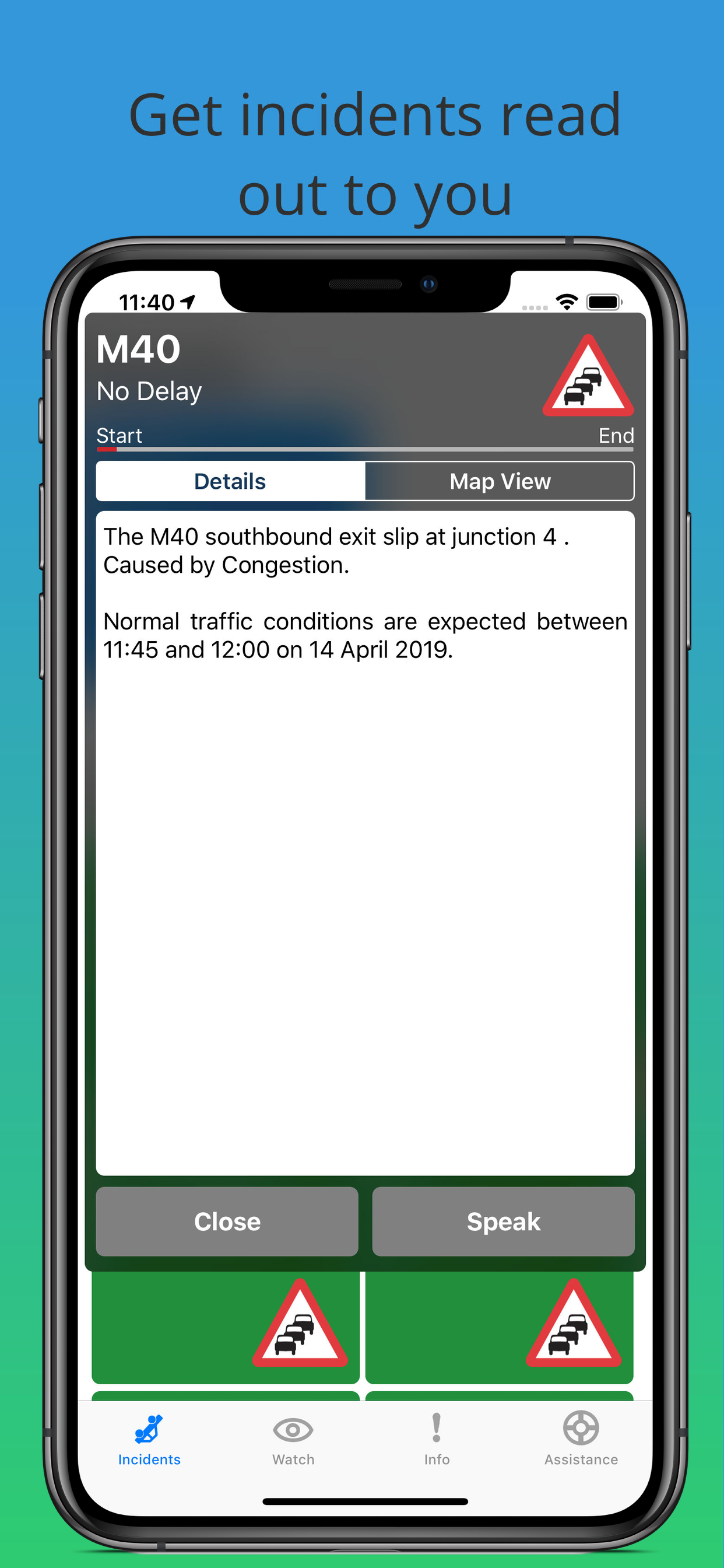 Traffic Stat Road Info Alerts