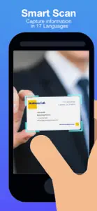 Business Card Scanner + screenshot #1 for iPhone