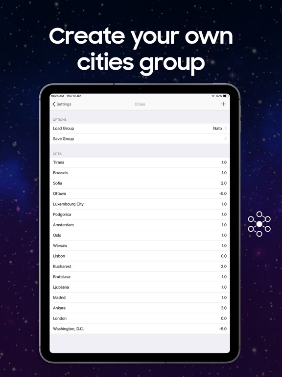 Screenshot #5 pour Time Glance — World Clock