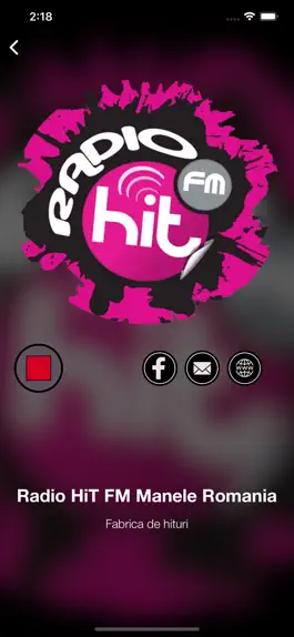 Game screenshot Radio HiT FM Manele Romania mod apk
