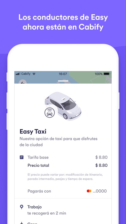 Easy Tappsi, a Cabify app