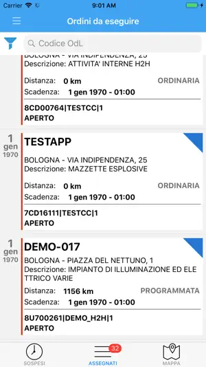 H2H - Gestione Interventi screenshot 1