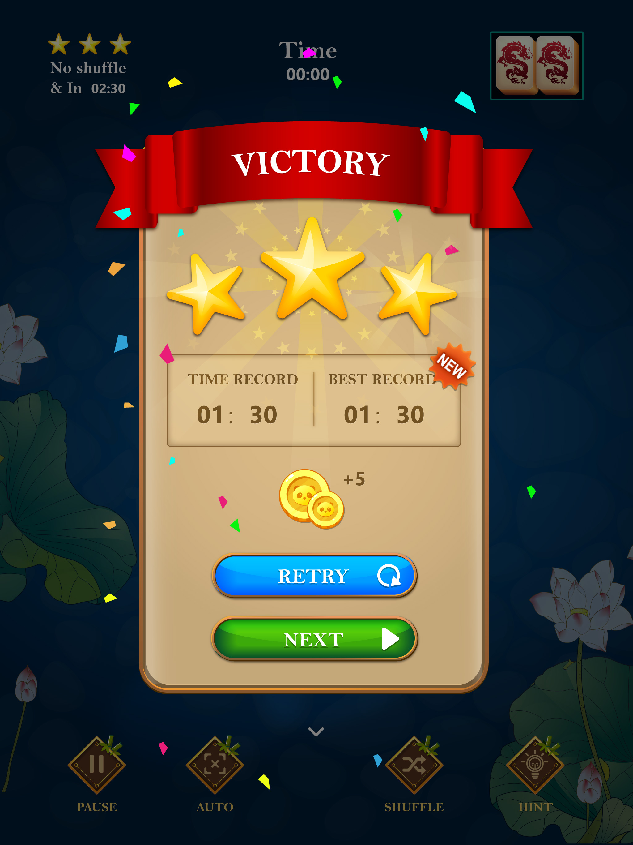 Mahjong Solitaire Panda screenshot 13