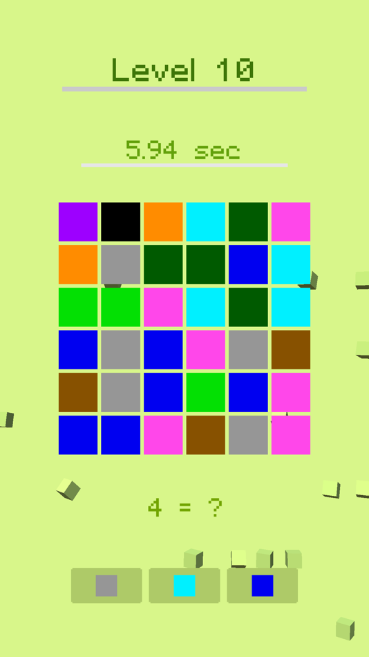 #3. Colors Puzzle: Arcade Game (iOS) Podle: Thanitsak Leuangsupornpong