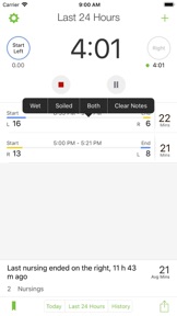 The Nursing Log screenshot