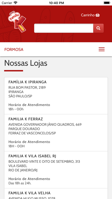 Screenshot #3 pour Família K Pizzaria