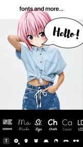 Poster: add stickers to photos screenshot