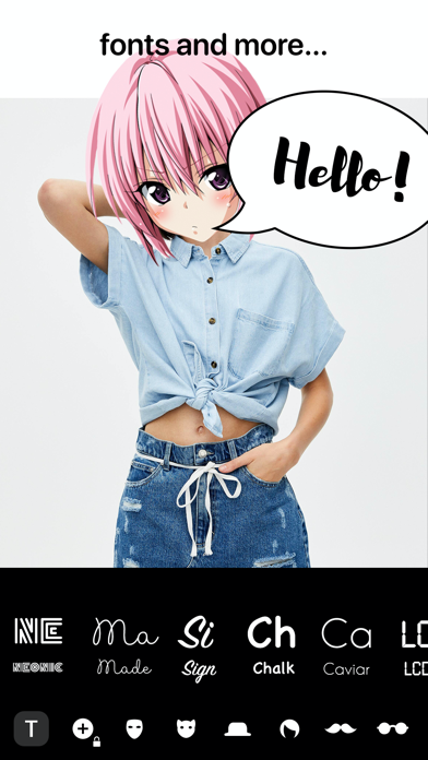 Poster: add stickers to photos Screenshot
