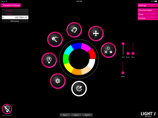 Screenshot #4 pour Light'J WiFi DMX Controller