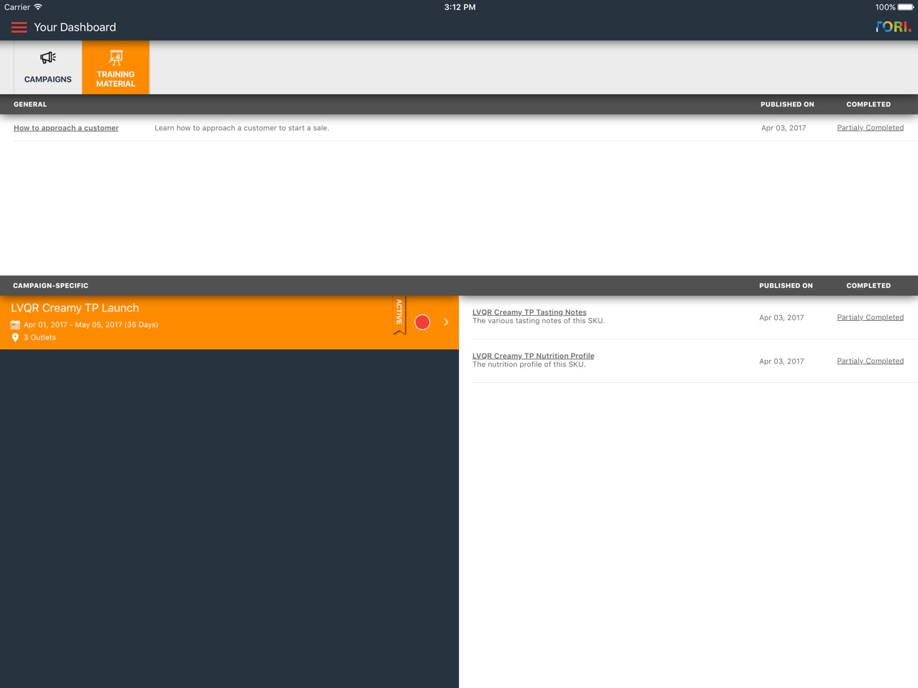 iPad screenshot