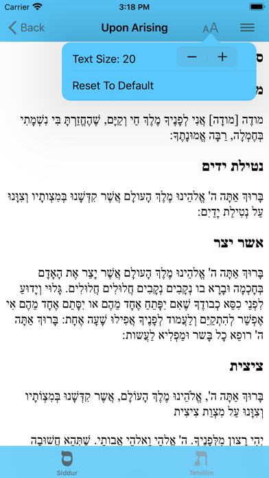 Siddur + Tehilim Anywhere screenshot 2