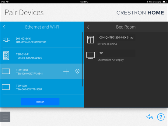 Screenshot #4 pour Crestron Home Setup