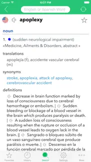 spanish medical dictionary iphone screenshot 1