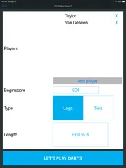 darts scoreboard x01 ipad resimleri 2