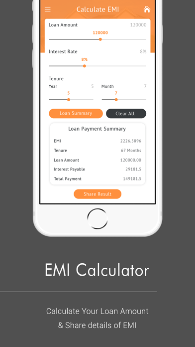 Screenshot #2 pour EMI Calculator & Loan Compare