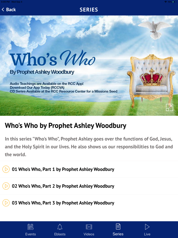 RCCVA iPad screenshot 5 - Lifestyle app