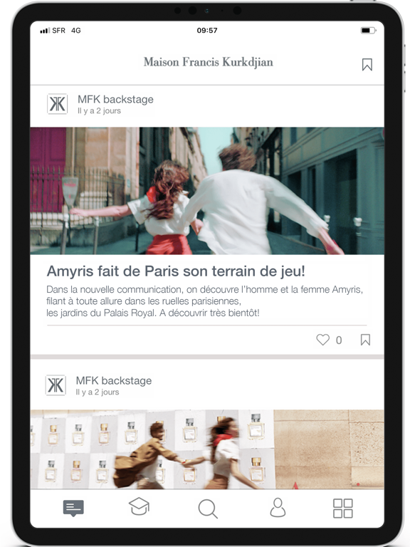 MFK backstage iPad screenshot 1 - Education app