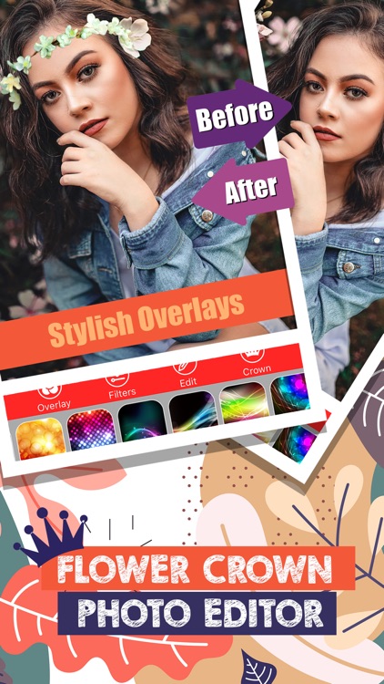 Flower Crown Photo Editors screenshot-3