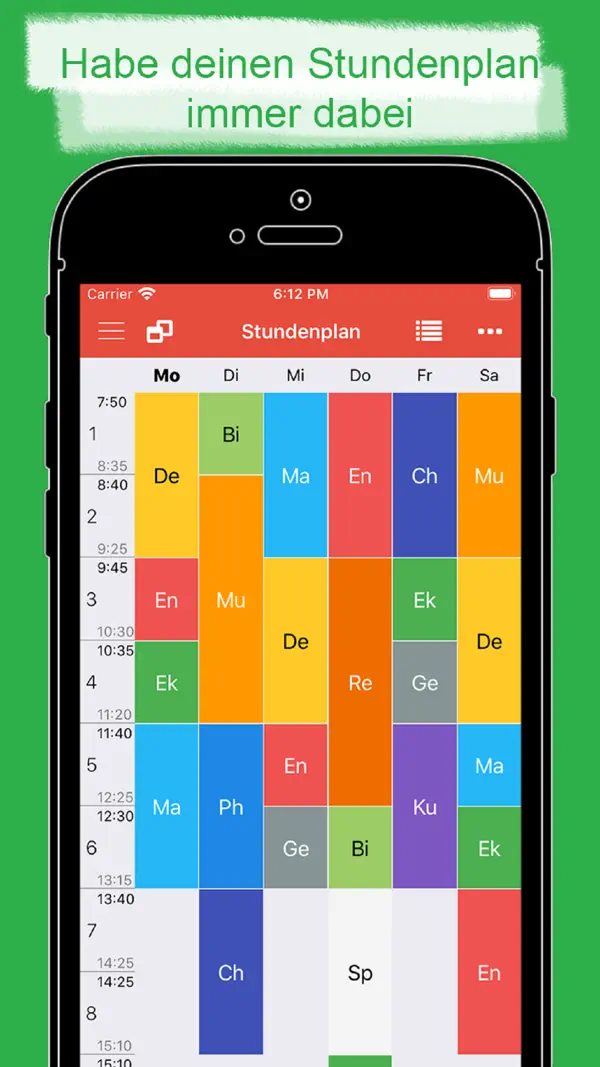 PocketSchool, Screenshot 2
