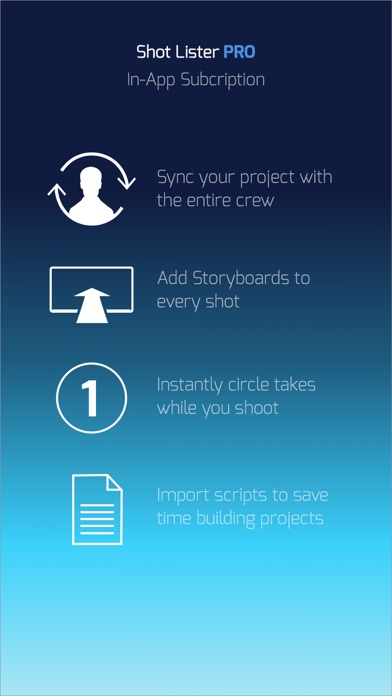 Shot Lister - Film set schedule tool for Directors Screenshot 5