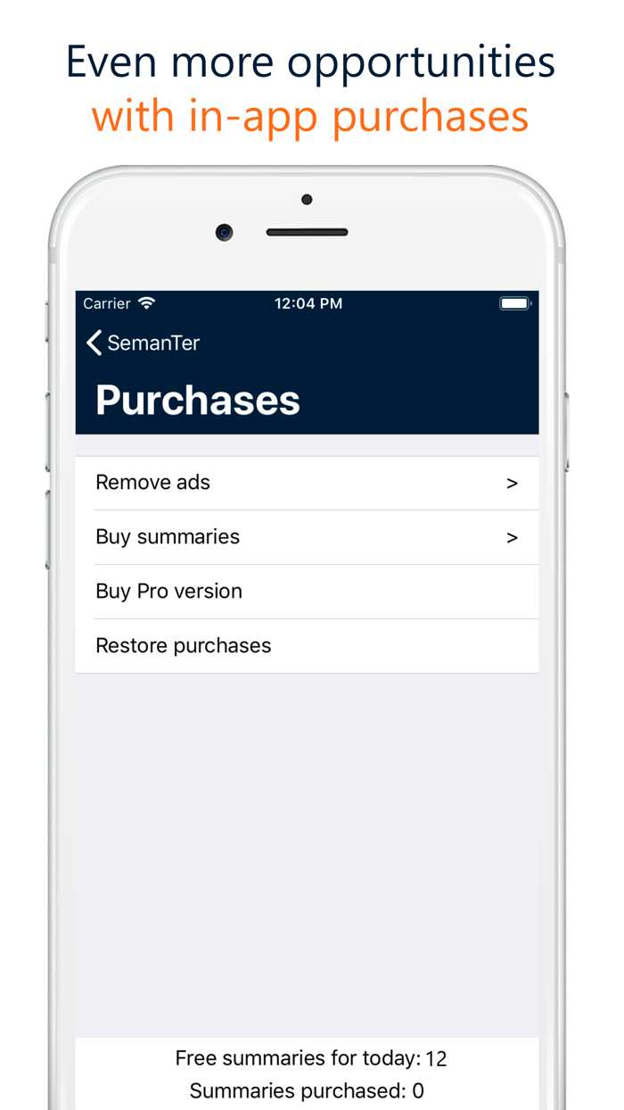 SemanTer - Text summarizer