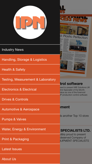 Industrial Process News Screenshot