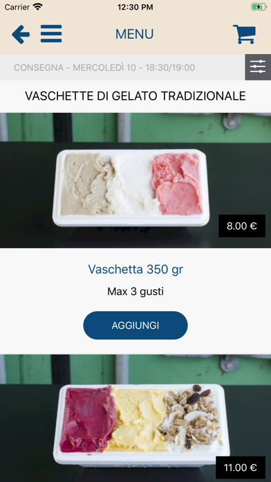 Sbrino Gelato Naturale Screenshot
