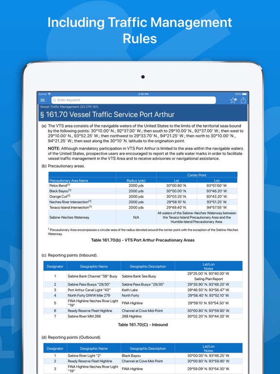 Navigation Rules Pro iPad screenshot 4 - Reference app