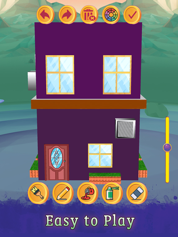 House Paint 3D - Home Coloring iPad screenshot 4 - Entertainment app