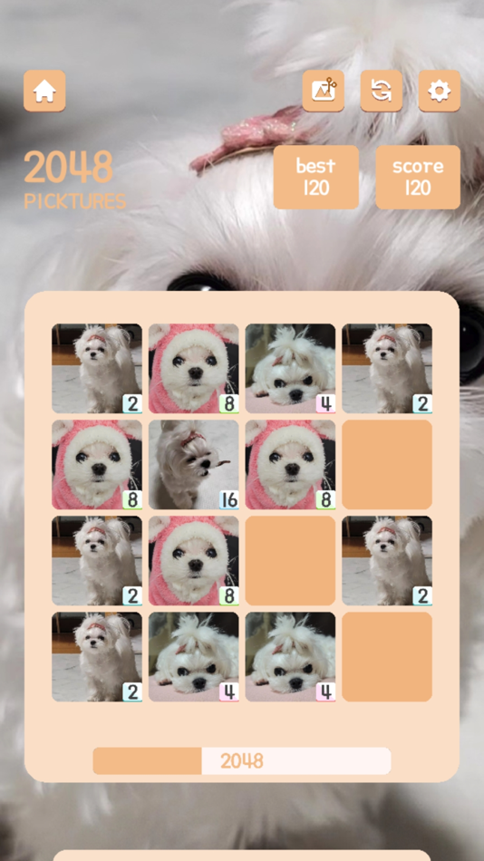 #6. 2048 Picktures (iOS) 由: VRillAR Co., Ltd.