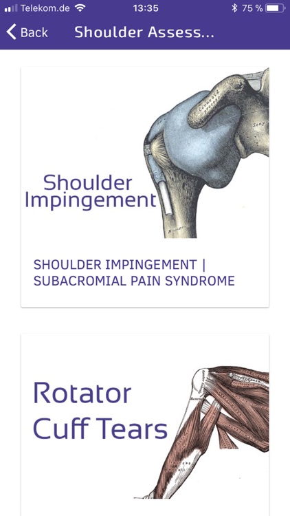 Physiotherapy Assessment App