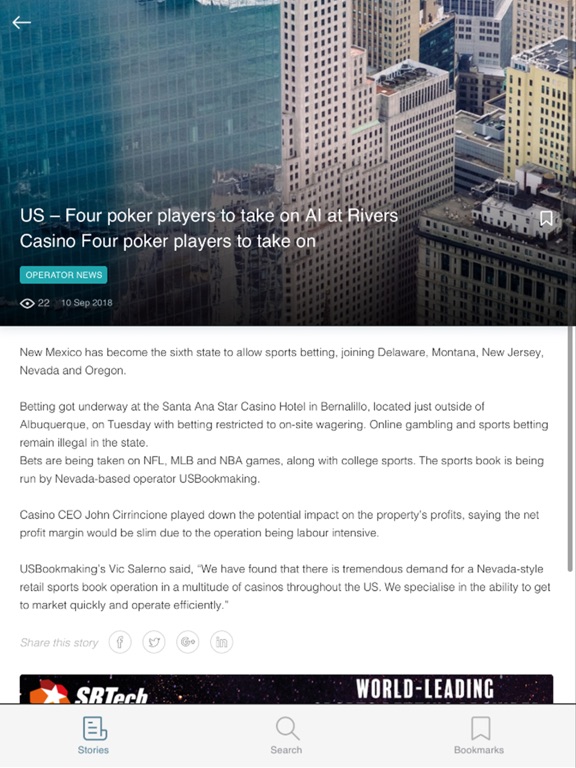 G3 Newswire iPad screenshot 3 - News app