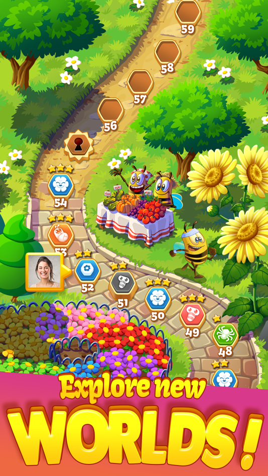 #4. Bee Brilliant Blast (iOS) 由: Tactile Games ApS
